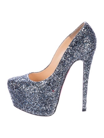 Christian Louboutin Glitter Daffodile 160 Pumps