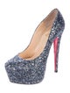 Christian Louboutin Glitter Daffodile 160 Pumps