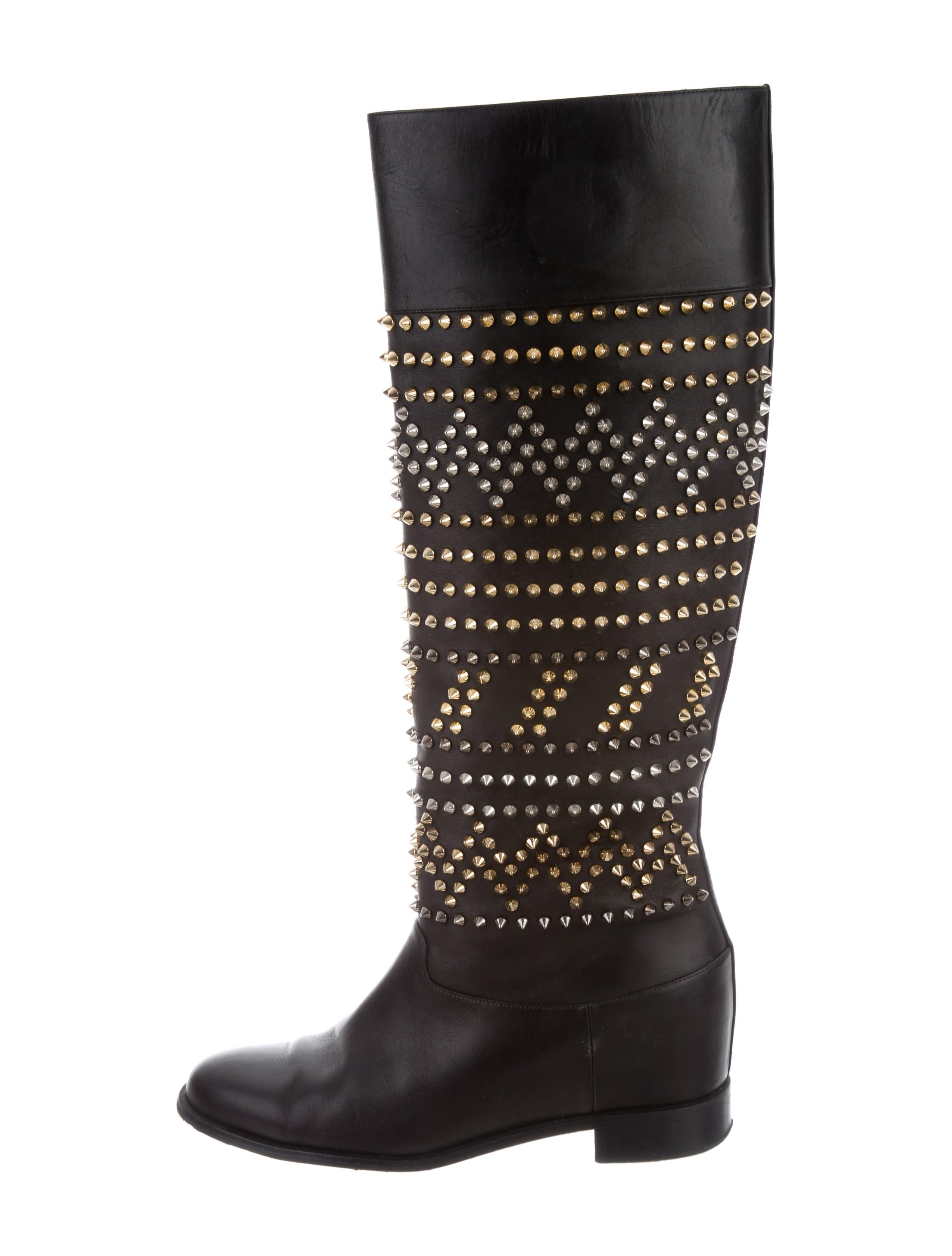 spiked louboutin boots