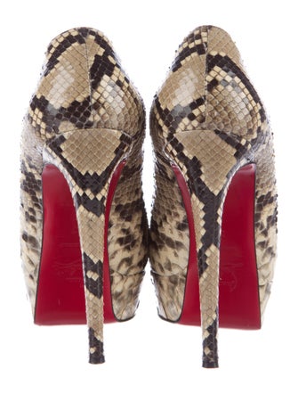 Christian Louboutin Python Daffodile Pumps