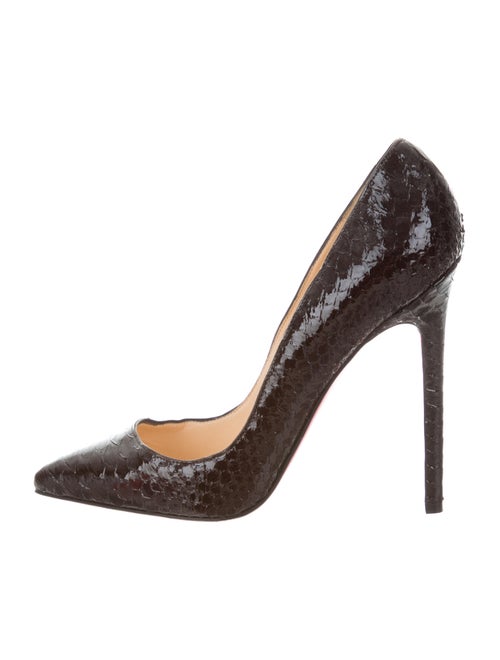 Christian Louboutin Pigalle Python Pumps