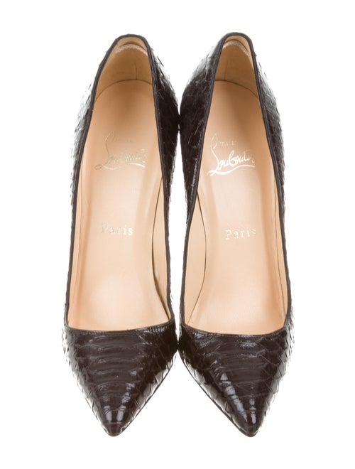 Christian Louboutin Pigalle Python Pumps