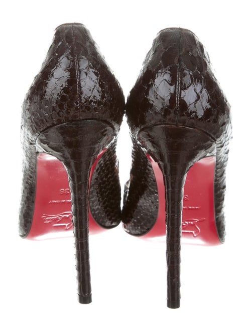 Christian Louboutin Pigalle Python Pumps