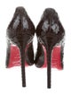 Christian Louboutin Pigalle Python Pumps