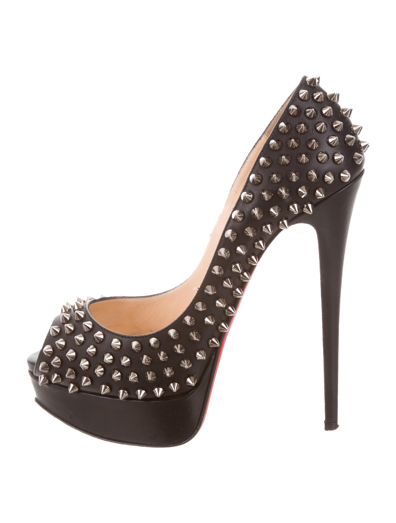 Christian Louboutin Spiked Platform Pumps