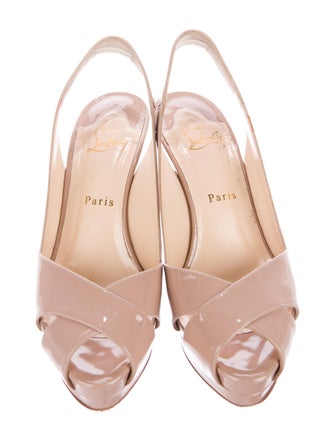 Christian Louboutin Platform Slingback Sandals