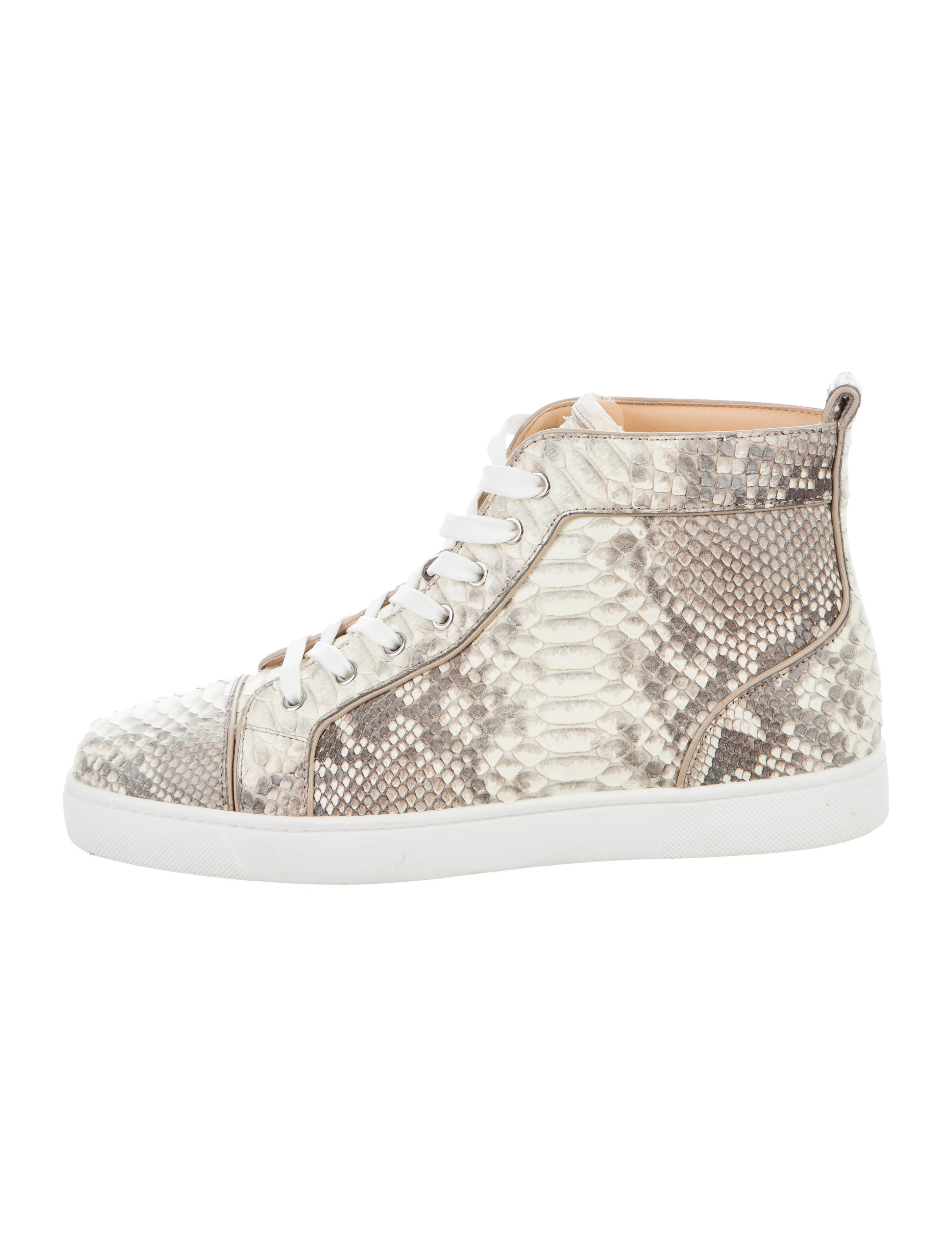 Christian Louboutin Louis Flat Python Sneakers