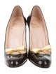 Christian Louboutin Patent Leather Bow-Accented Pumps