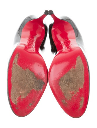 Christian Louboutin Patent Leather Bow-Accented Pumps
