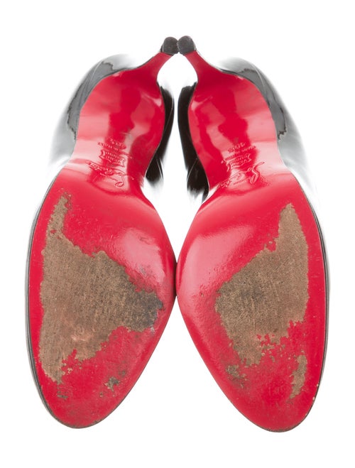 Christian Louboutin Patent Leather Bow-Accented Pumps