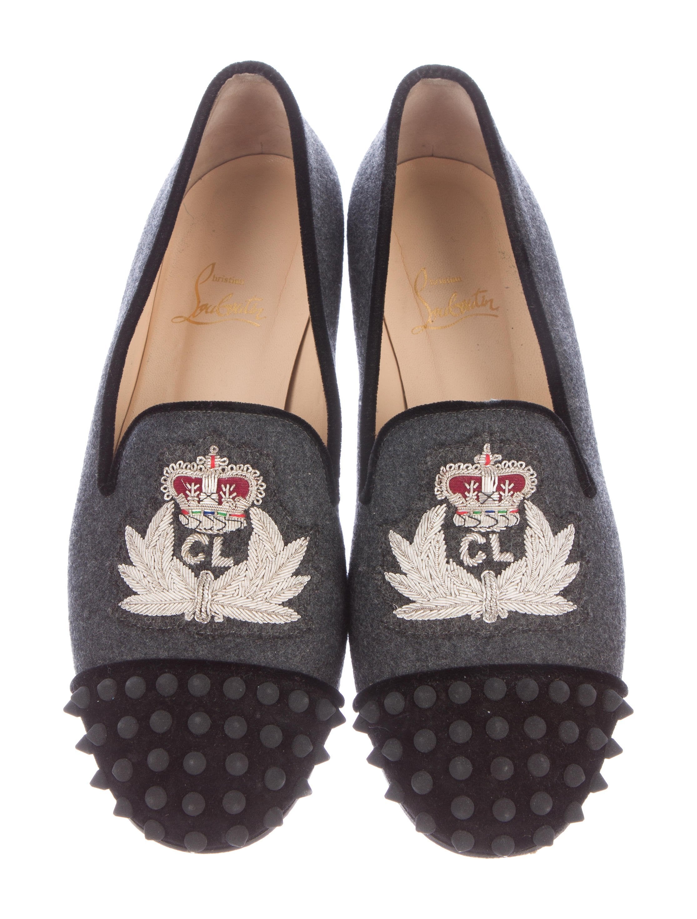 Christian Louboutin Shoes Spiked Toes Flats Christian Louboutin Shoes Spiked Toes Flats