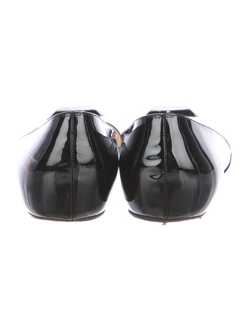 Christian Louboutin Patent Leather Pointed-Toe Flats