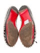 Christian Louboutin Spike Round-Toe Flats