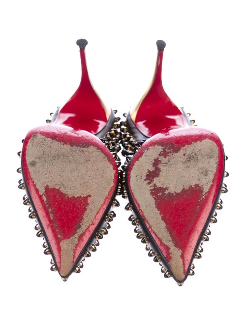 Christian Louboutin Studded Pointed-Toe Pumps