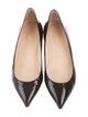 Christian Louboutin Pointed-Toe Patent Leather Flats