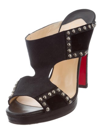 Christian Louboutin Studded Slide Sandals