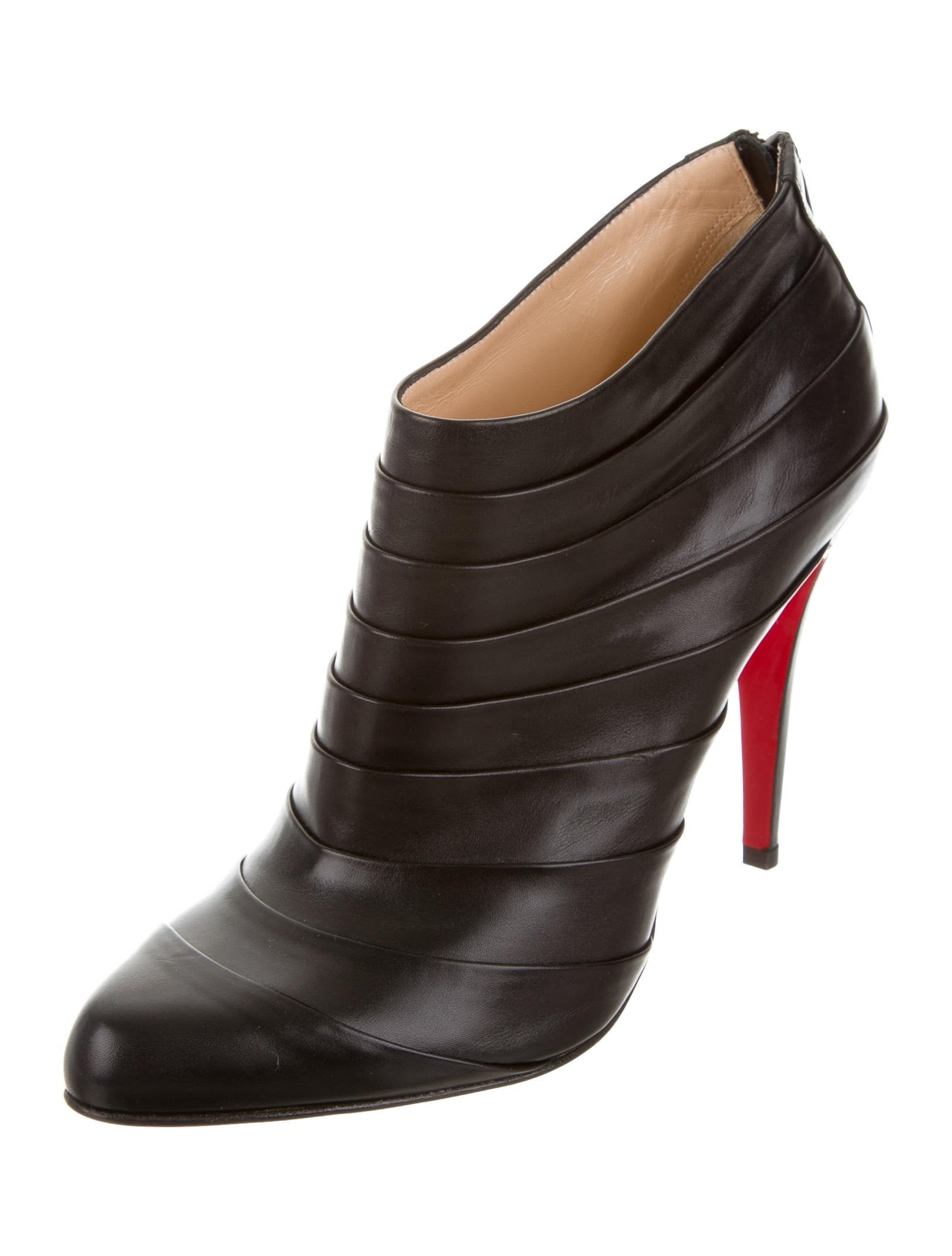 Christian Louboutin Armadillo Leather Booties