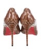 Christian Louboutin Python Pointed-Toe Pumps