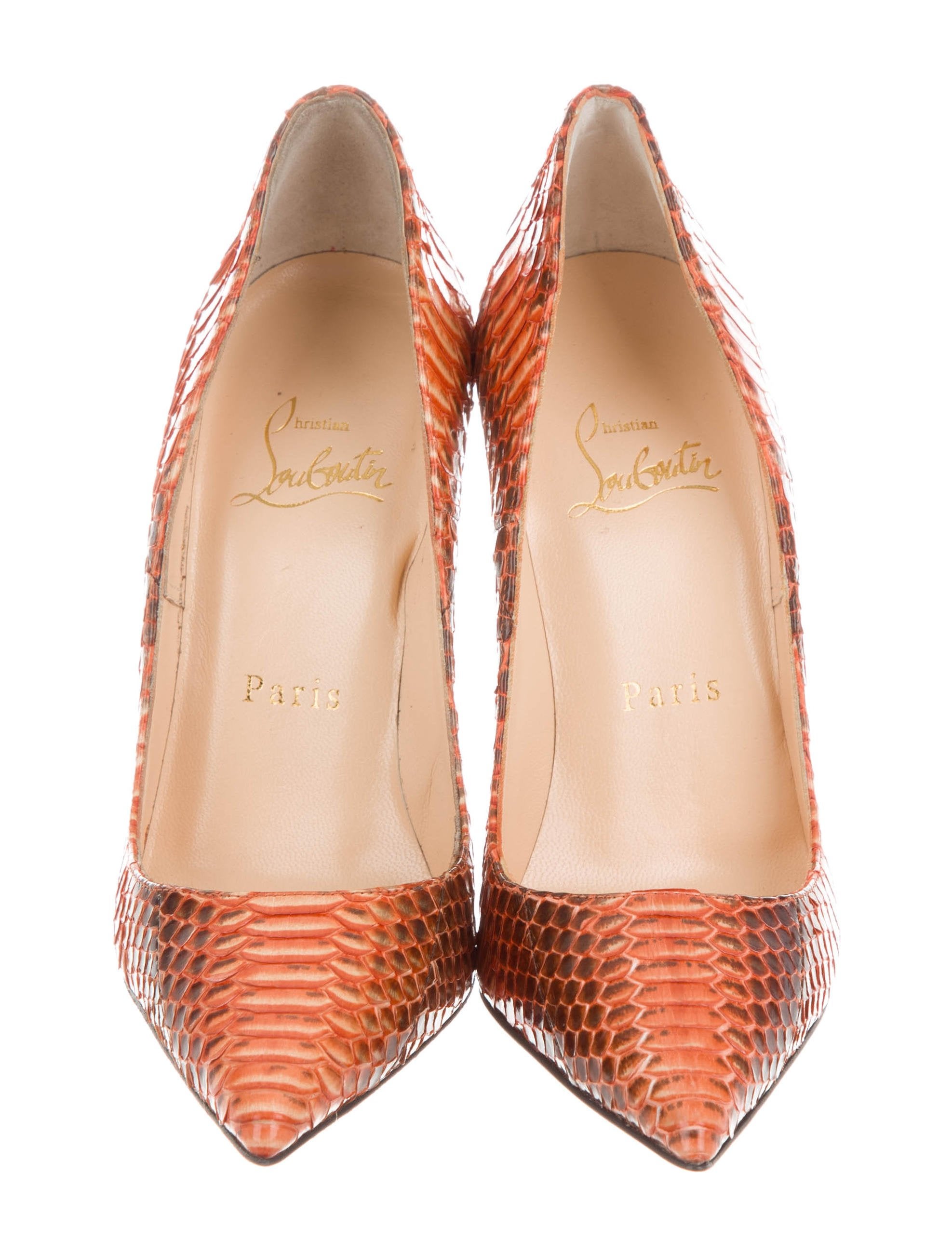 Christian Louboutin Snakeskin So Kate 120 Pumps w/ Tags Shoes