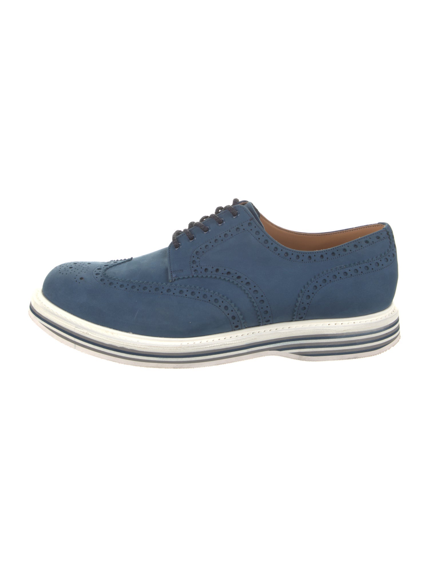 Church's Suede Lasercut Accents Brogues
