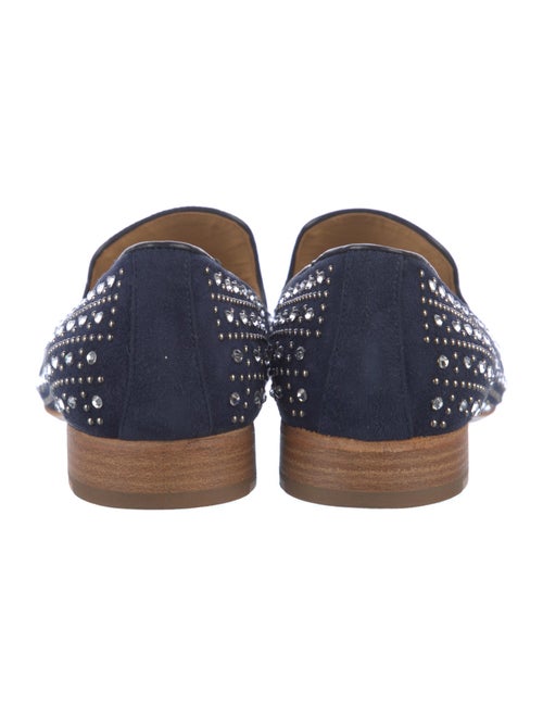 Church's Suede Crystal Embellishments Loafers