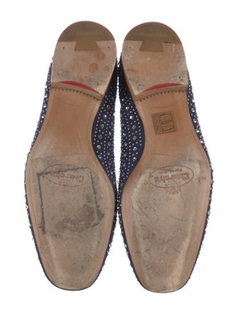 Church's Suede Crystal Embellishments Loafers