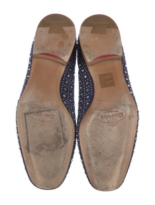 Church's Suede Crystal Embellishments Loafers