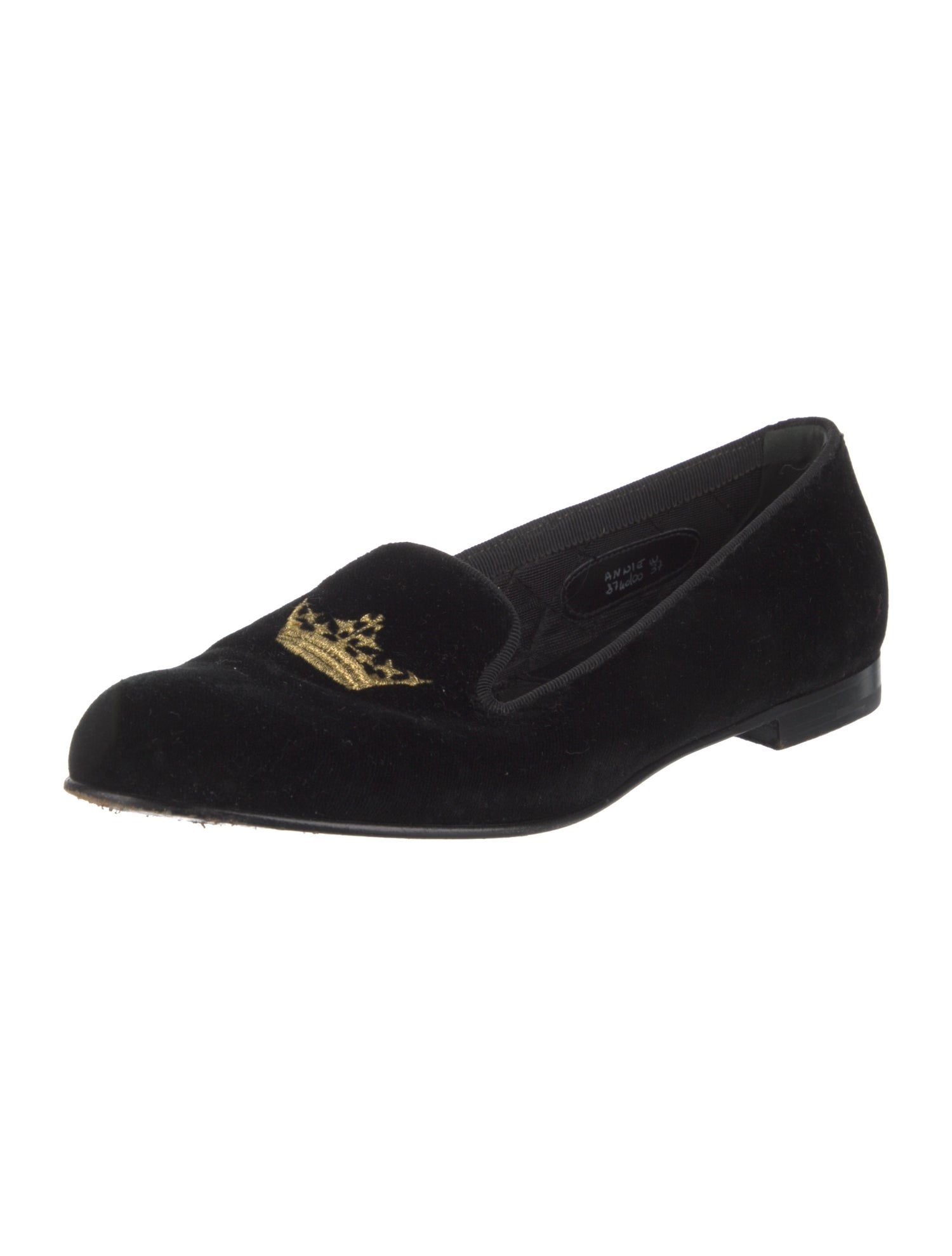 Church's Suede Embroidered Accent Loafers