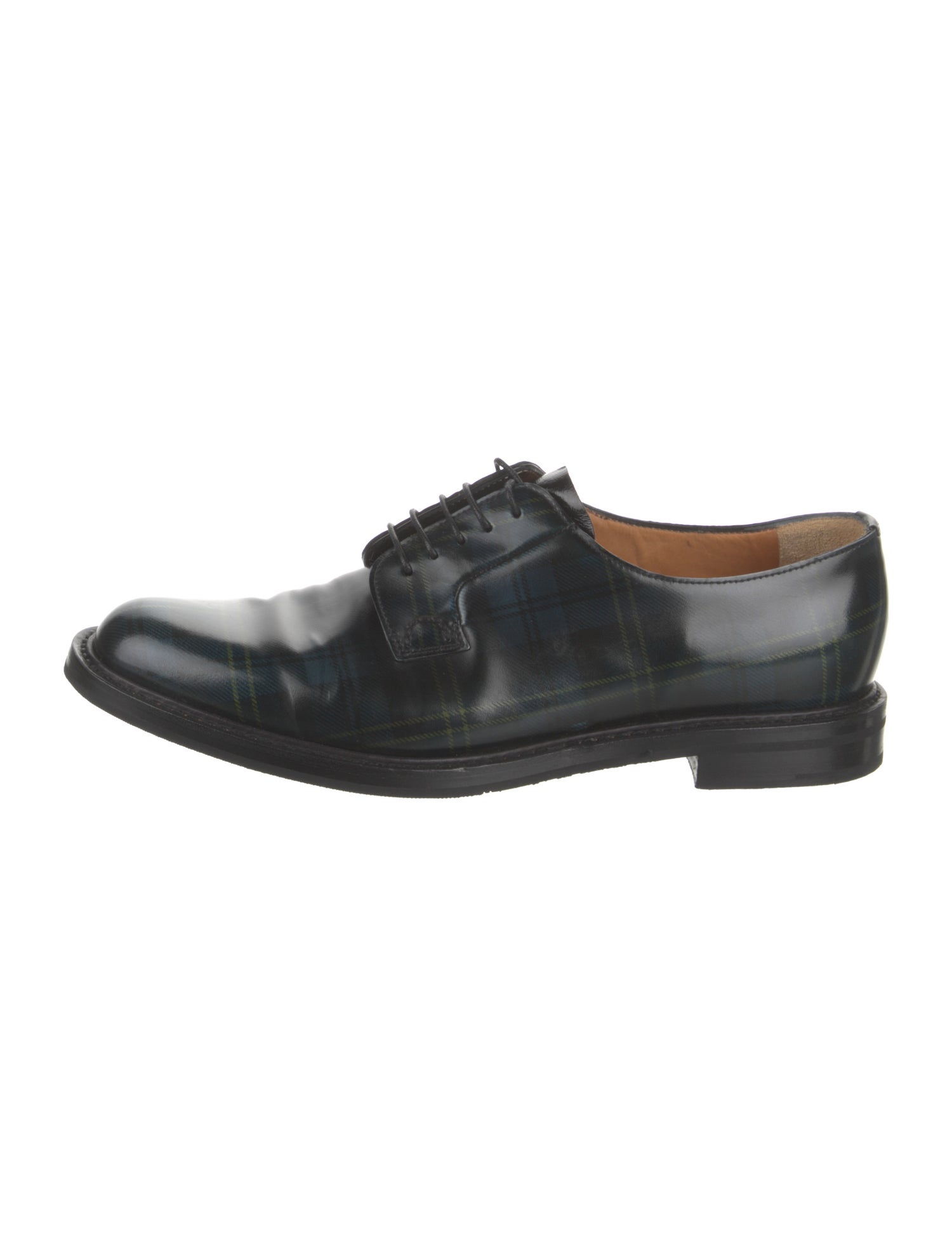 Visvim Hammond Folk Leather Derby Shoes - Black Oxfords