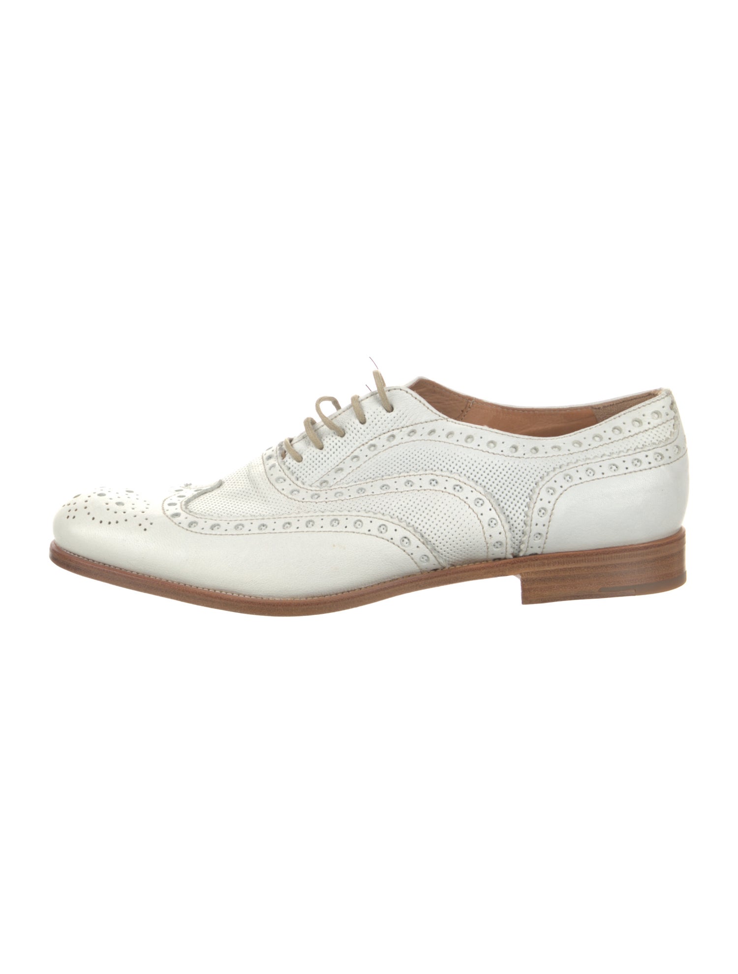 Church's Leather Lasercut Accents Oxfords w/ Tags