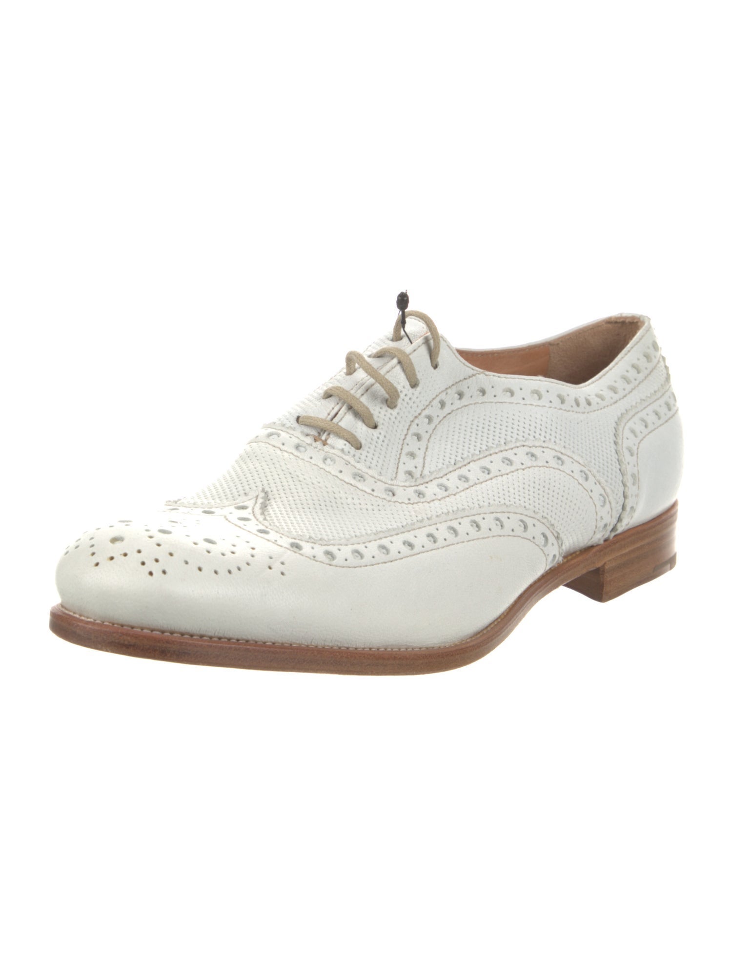Church's Leather Lasercut Accents Oxfords w/ Tags