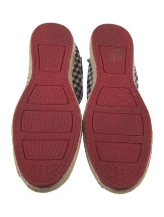 Church's Canvas Plaid Print Espadrilles