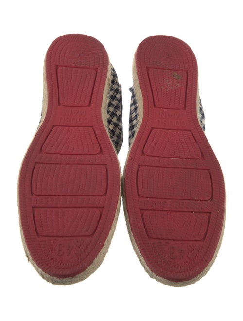 Church's Canvas Plaid Print Espadrilles
