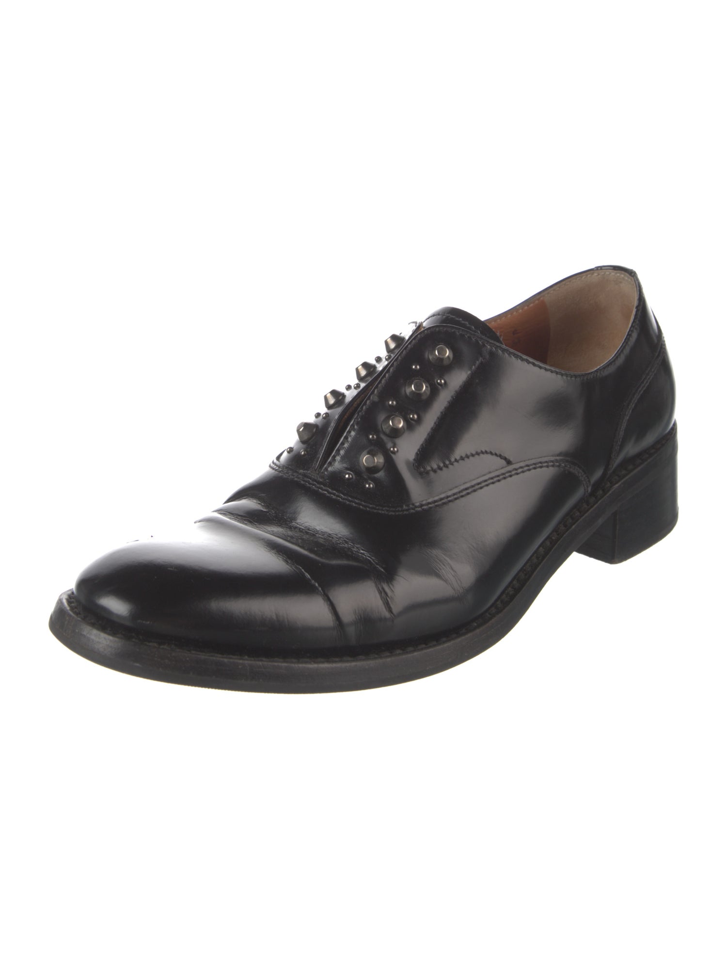 Church's Leather Studded Accents Oxfords