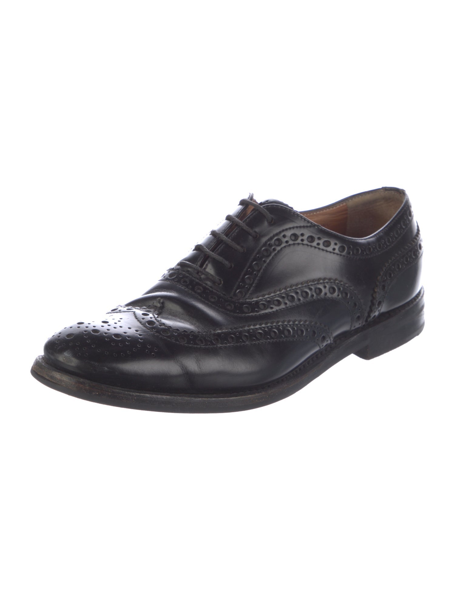 Church's Leather Lasercut Accents Oxfords