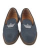 Church's Suede Embroidered Accent Loafers