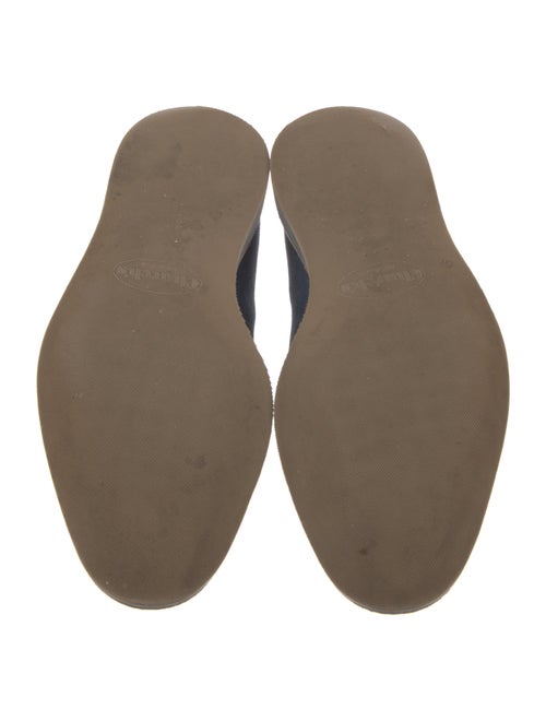 Church's Suede Embroidered Accent Loafers