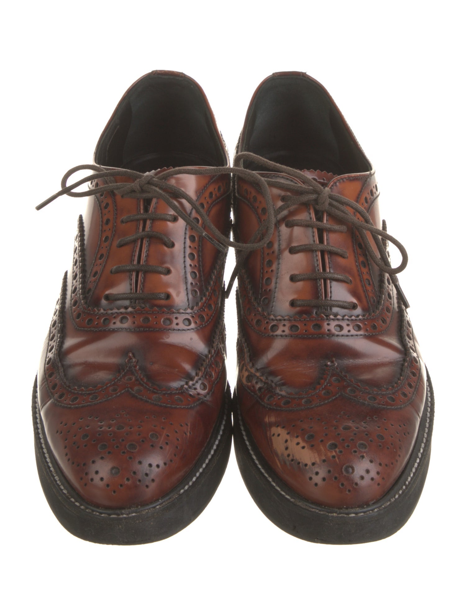 Church's Leather Lasercut Accents Oxfords