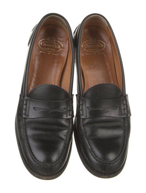 Church's Leather Scalloped Accent Loafers