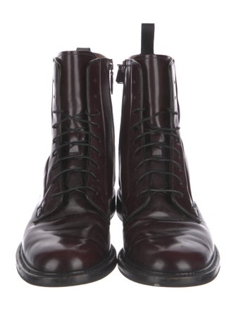 Church's Patent Leather Combat Boots