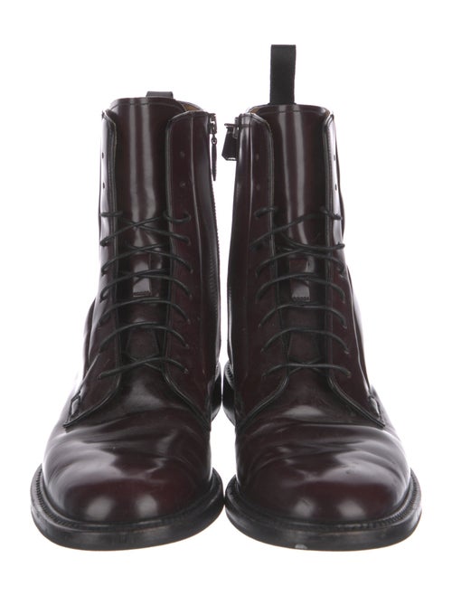 Church's Patent Leather Combat Boots