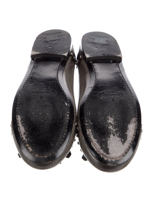 Church's Patent Leather Colorblock Pattern Ballet Flats