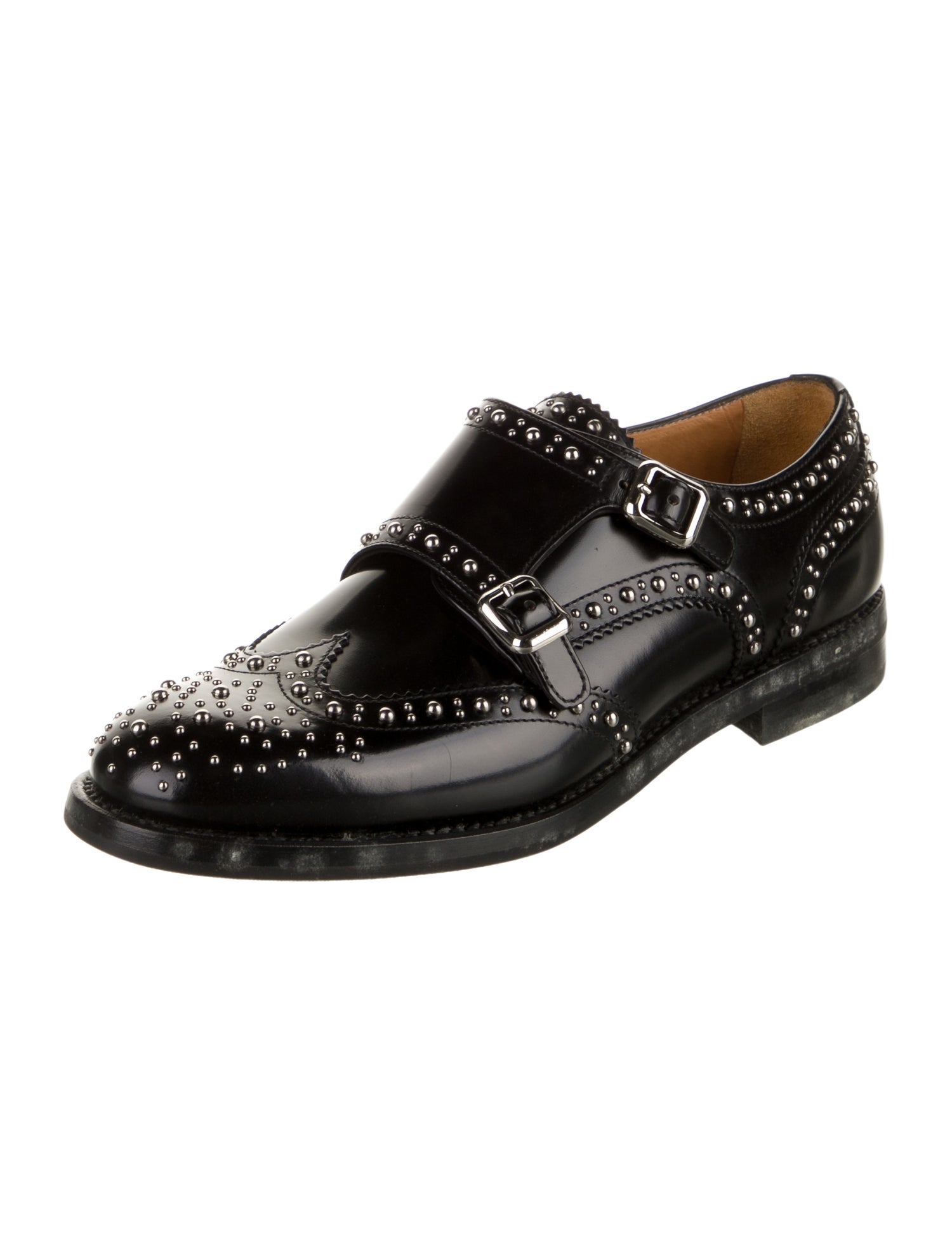 Church's Leather Studded Accents Oxfords