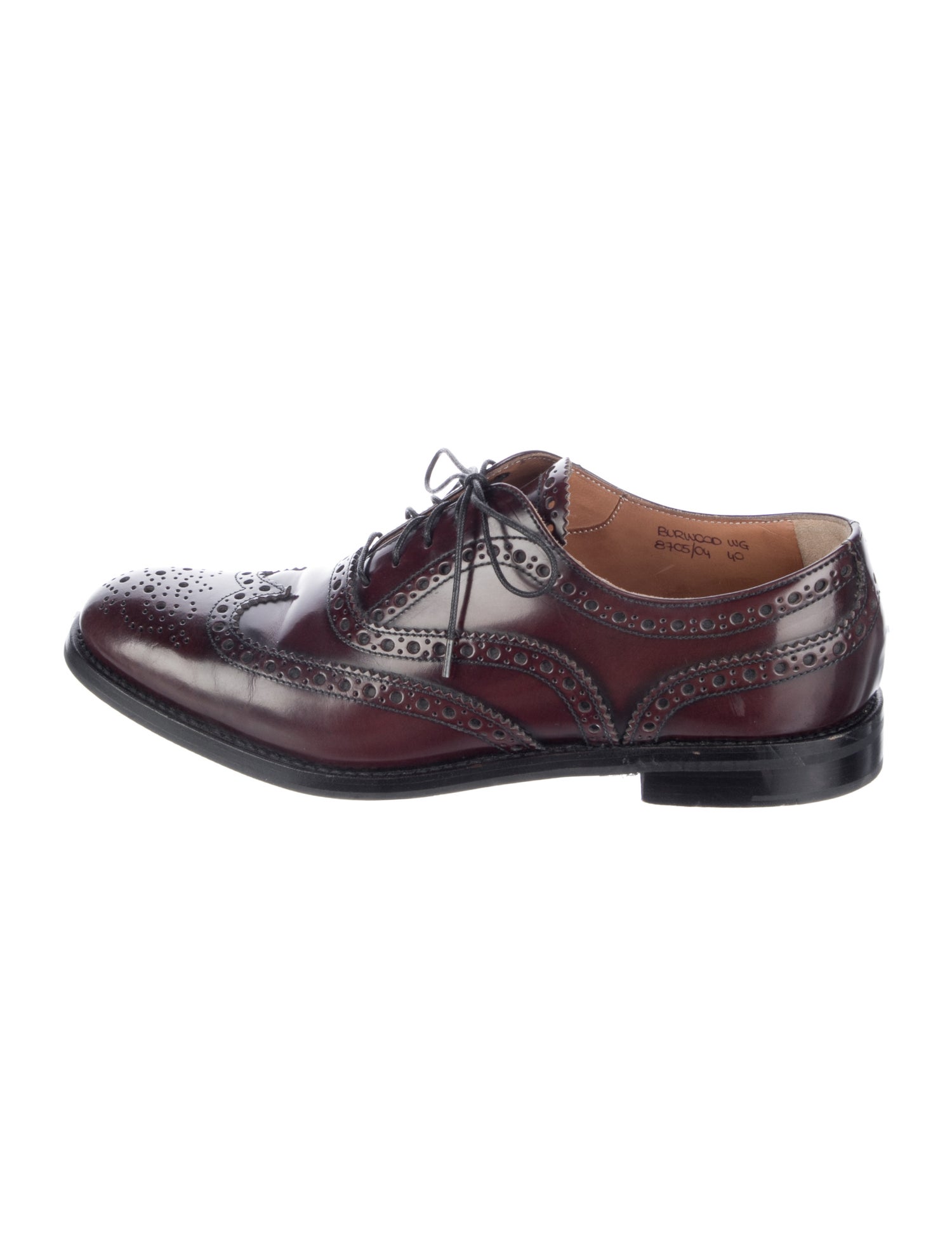 Church's Leather Lasercut Accents Oxfords