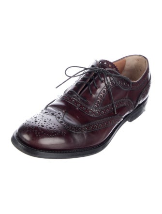 Church's Leather Lasercut Accents Oxfords