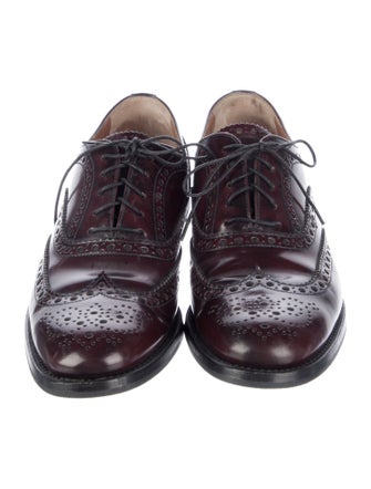 Church's Leather Lasercut Accents Oxfords