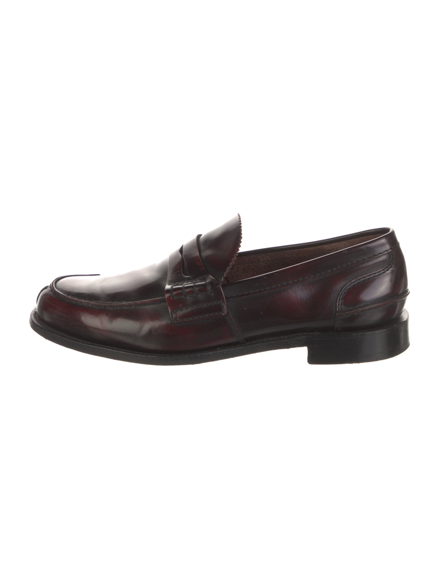 Church's Leather Tassel Accents Dress Loafers