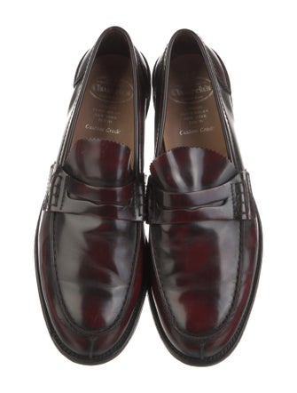 Church's Leather Tassel Accents Dress Loafers