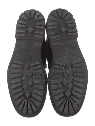 Church's Leather Whipstitch Trim Combat Boots