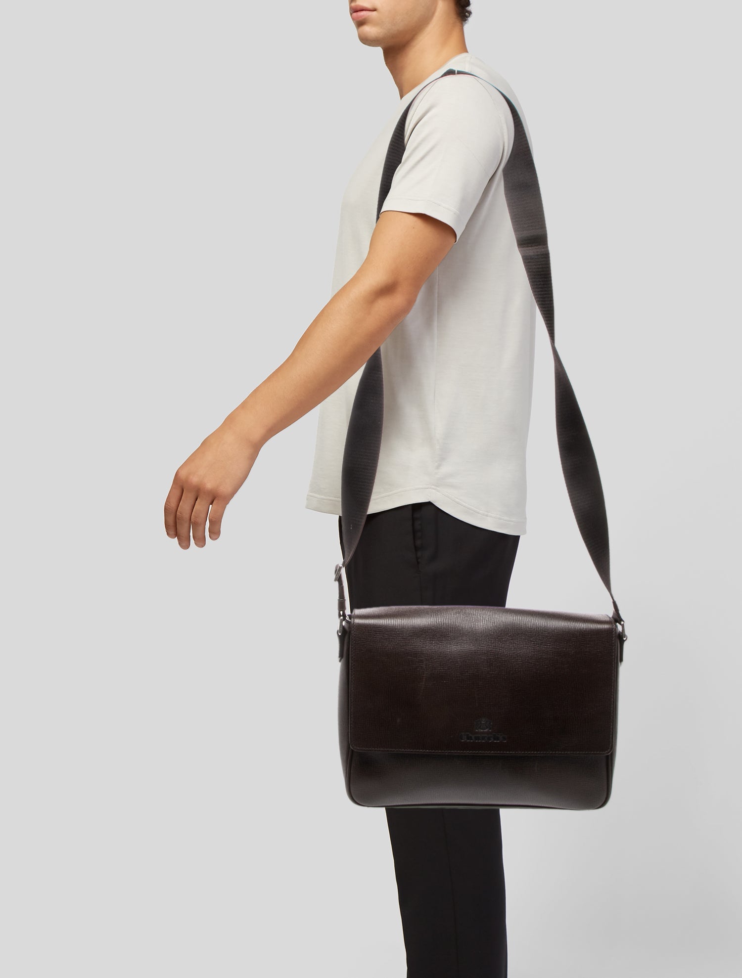 Church's Leather Messenger Bag